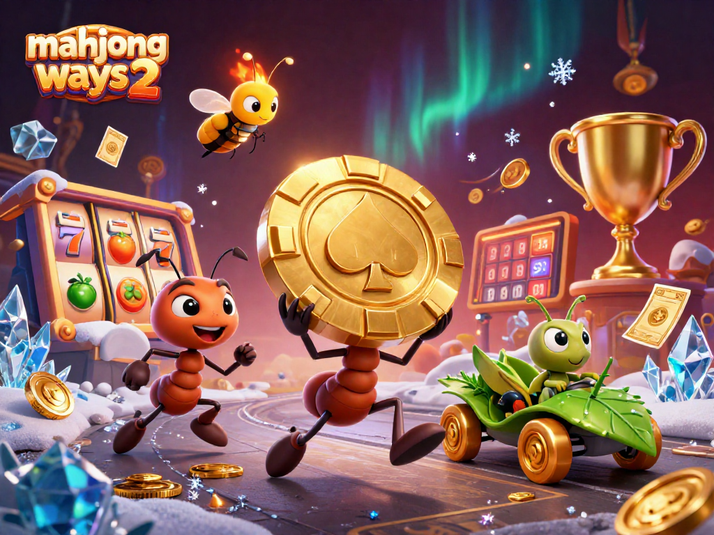 Experience the excitement of mahjong ways 2 in a vibrant, dynamic casino scene.
